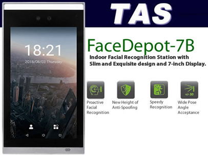 Facial recognition-Facedepot-7b access control